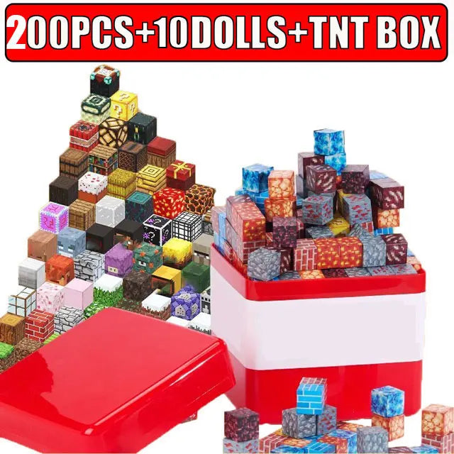 Magnetic Building Blocks Storage Box Set