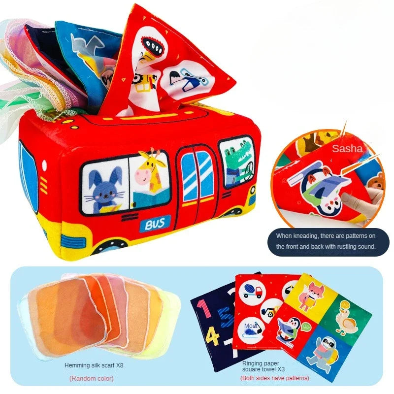 Baby Pull-Along Tissue Box Toy