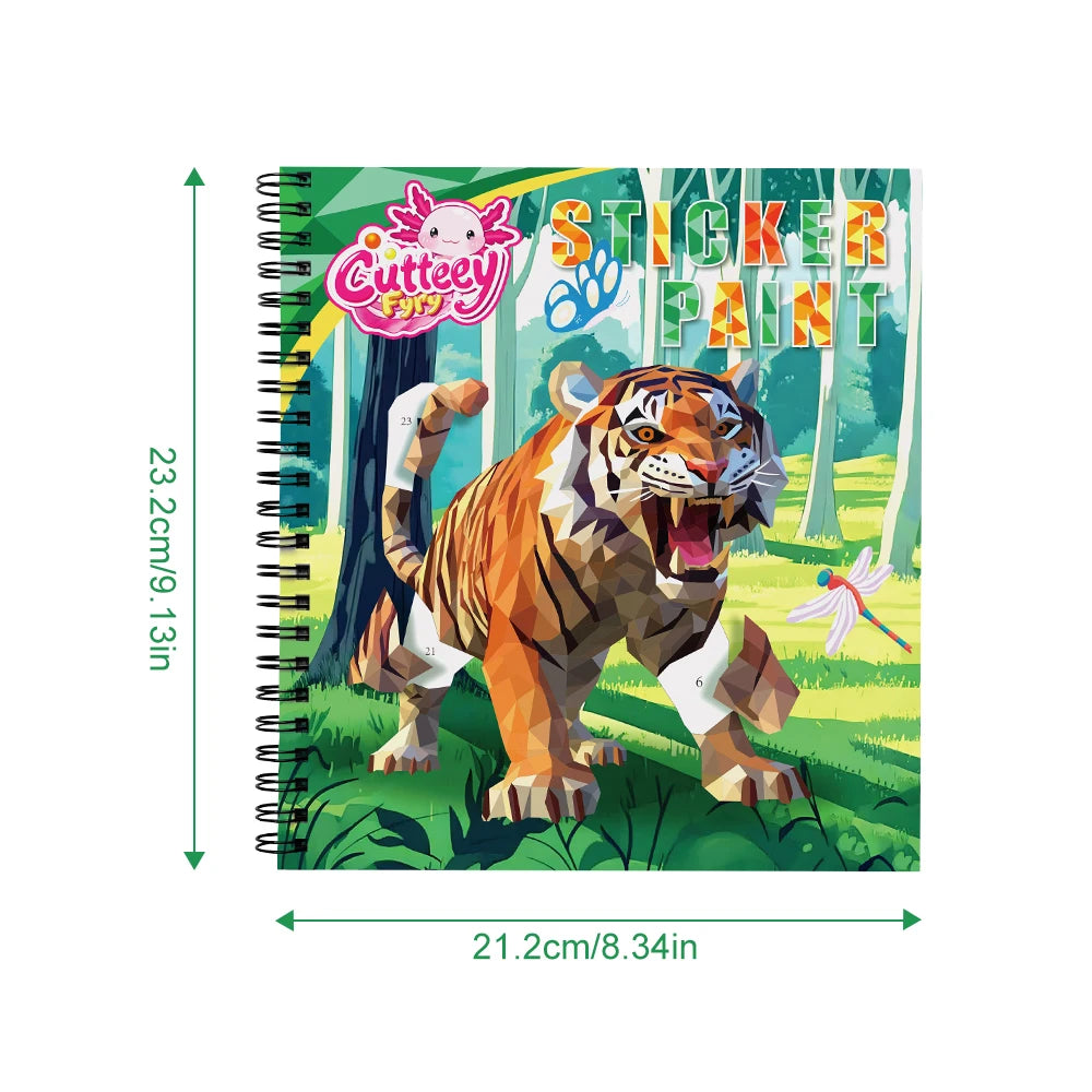 DIY Sticker-by-Number Activity Book