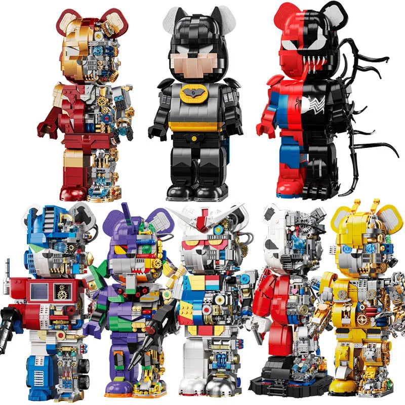 Mecha Bear Building Blocks Set