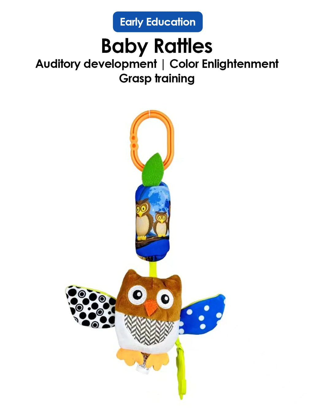 Hanging Animal Rattle with Bell