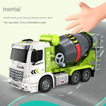 Inertia Concrete Mixer Truck Toy with Sound & Lights