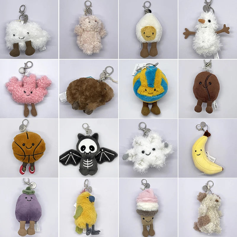 Cute Plush Keychain Charms