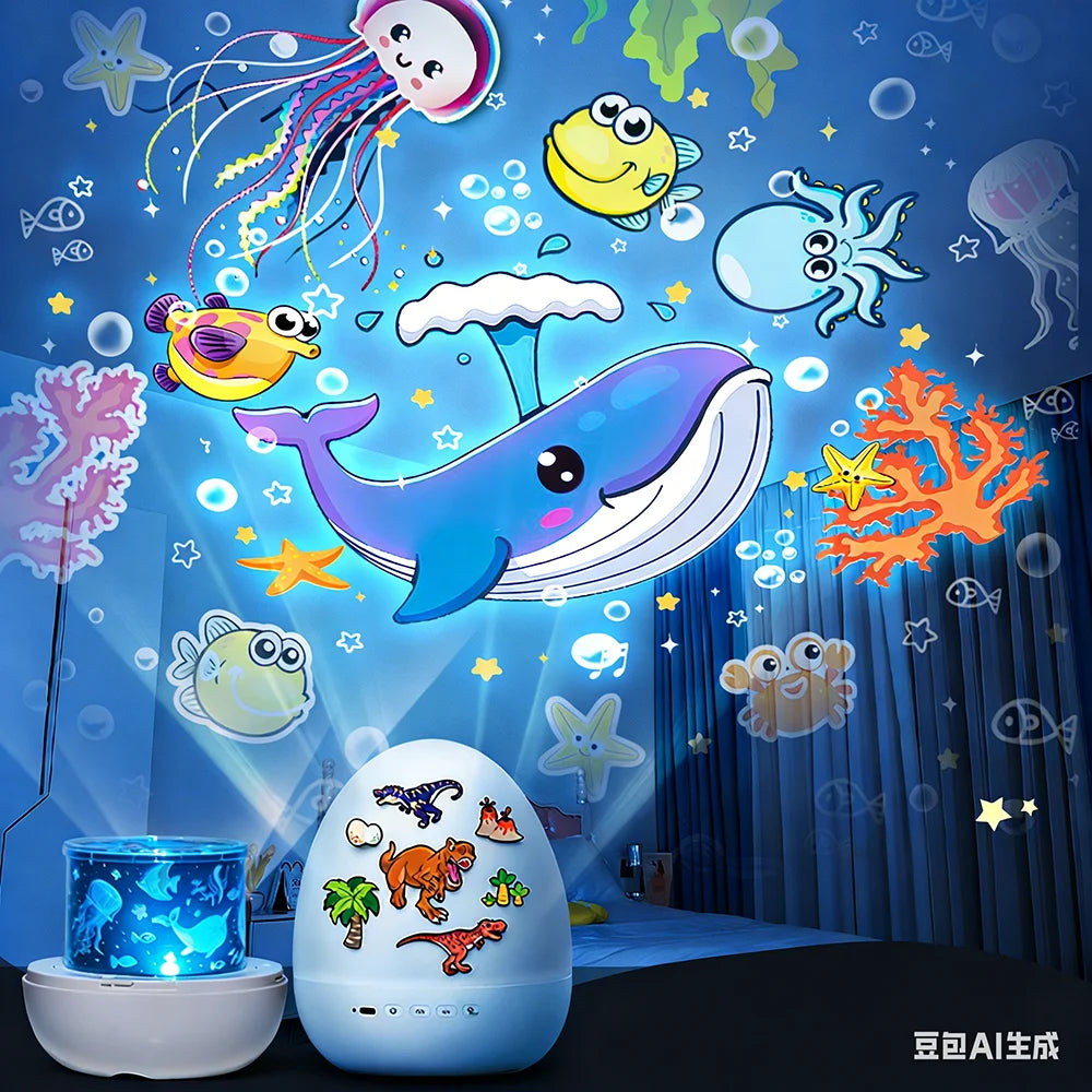 Dinosaur Egg Star Projector Night Light