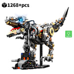 STEM Mechanical Jurassic Dinosaur Building Set – Motorized T-Rex Model