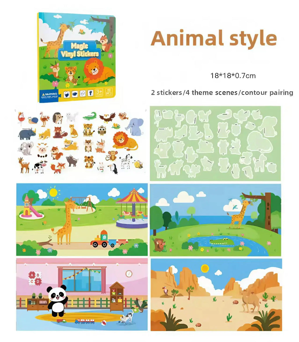 Magic Scene Sticker Book