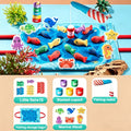 Montessori Cloth Fishing Game with Sea Animals