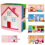 Montessori 3D Busy Book Story Cloth Activity Board