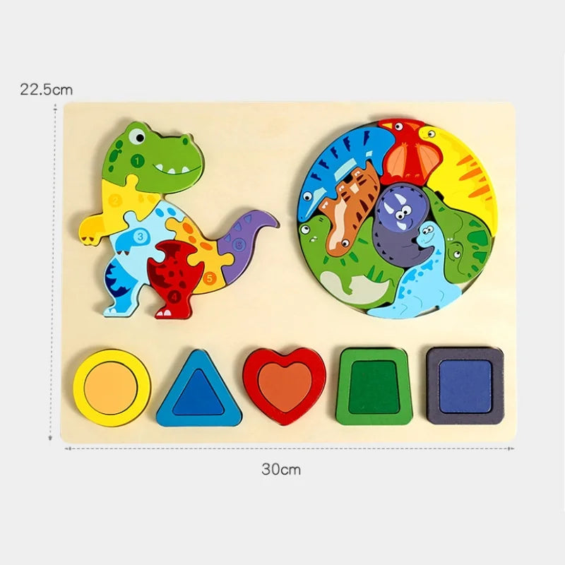 Wooden Chunky Animal 3D Puzzle, photo 5
