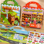 Reusable Jelly Sticker Quiet Book, photo 2