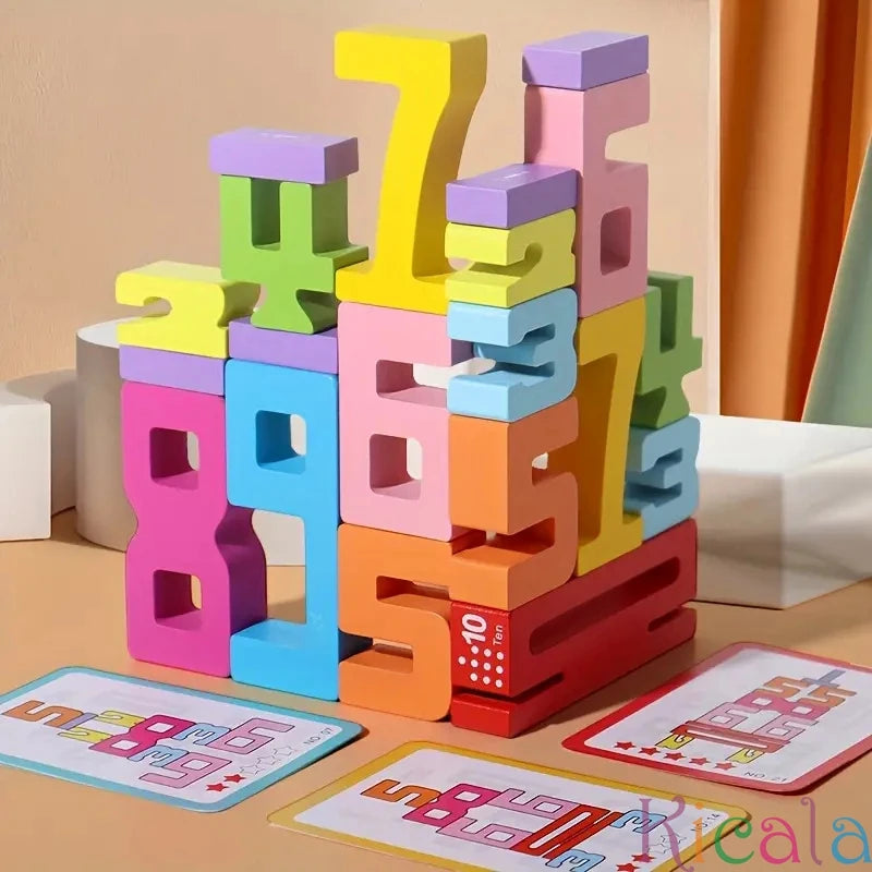 Montessori Wooden Number Blocks for Learning – Kiddocastle.com