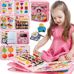 Montessori 3D Busy Book Story Cloth Activity Board