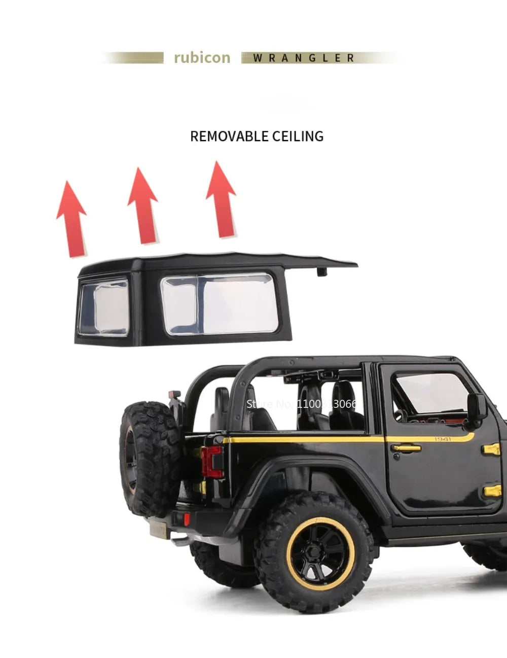 Wrangler Rubicon Model Car