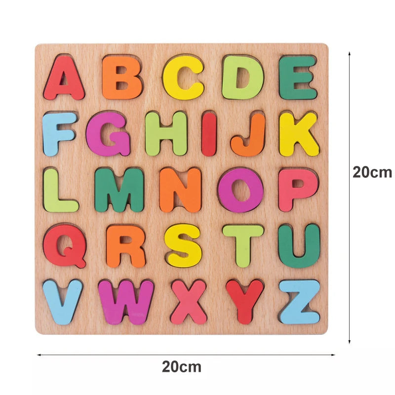 Montessori Wooden Puzzle Board for Toddlers