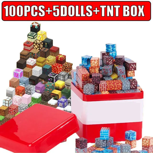 Magnetic Building Blocks Storage Box Set