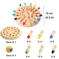 Wooden Montessori Memory Chess