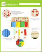Montessori Education Wooden Counting Sticks