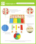 Montessori Education Wooden Counting Sticks