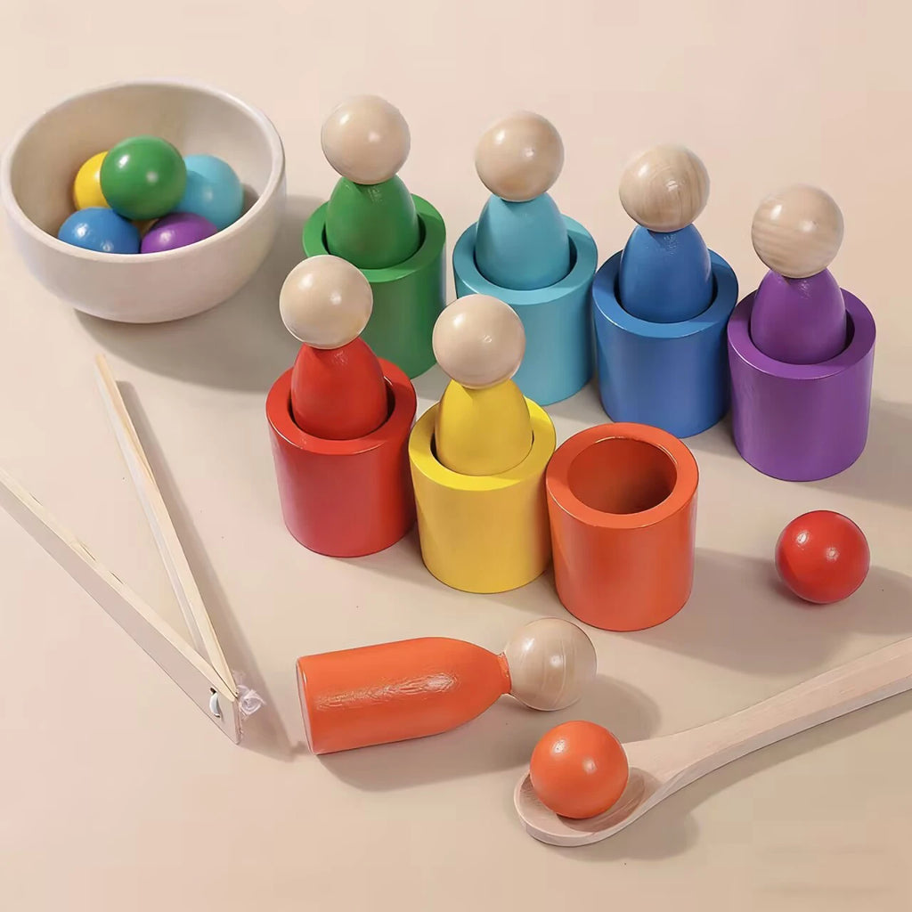 Montessori Seven-Color Stacking Cups, photo 3