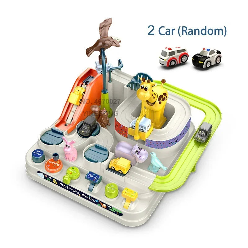 Track Adventure Rail Car Toy Set