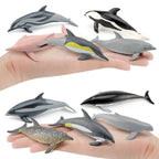 Realistic Ocean Animal Figurines Set