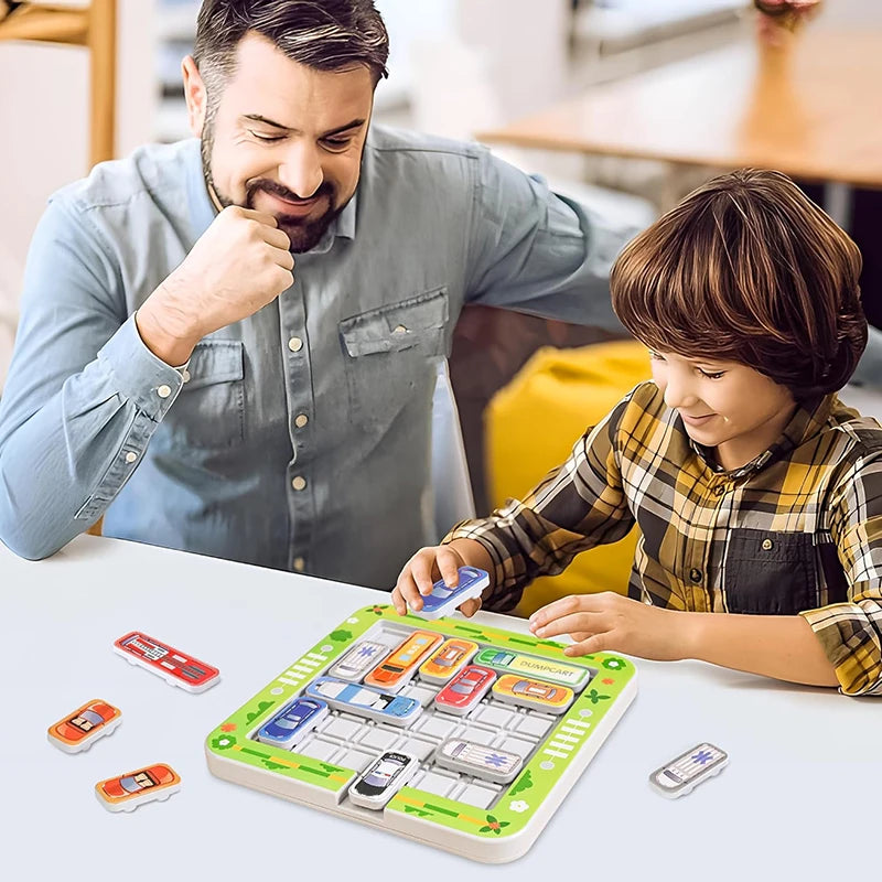 ParkLogic™ Magnetic Parking Maze – Montessori Puzzle & Brain Game