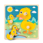 Montessori Wooden Puzzle Board for Toddlers