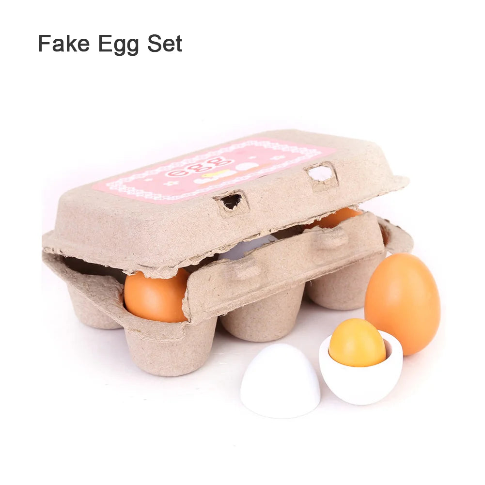 Wooden Pretend Play Food Set