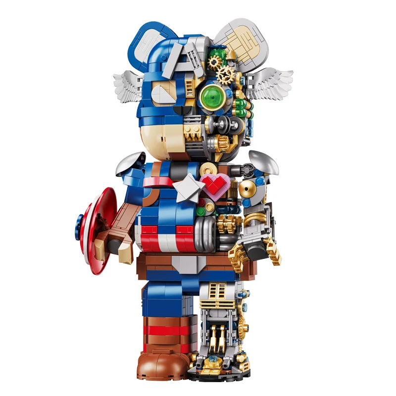 Mecha Bear Building Blocks Set