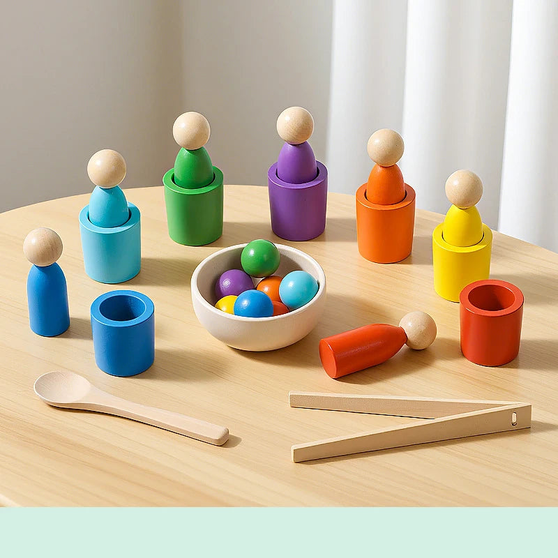 Montessori Seven-Color Stacking Cups, photo 7