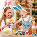 12 Montessori Chicken Matching Eggs