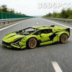 Technical SuperCar Assembly Building Set