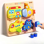Wooden 3D Puzzle Sets (Animals, Vehicles & More)