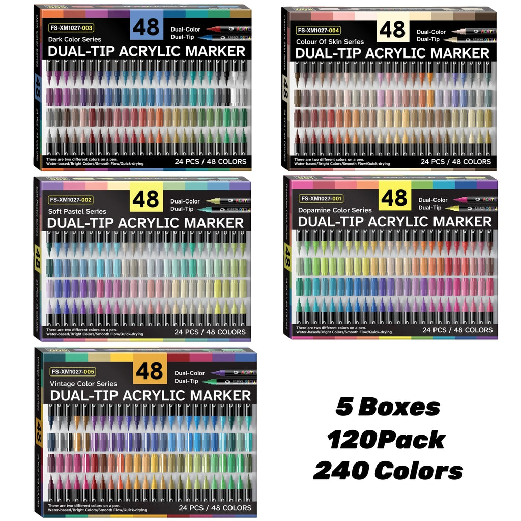 Artist's Dream Dual-Tip Acrylic Paint Markers