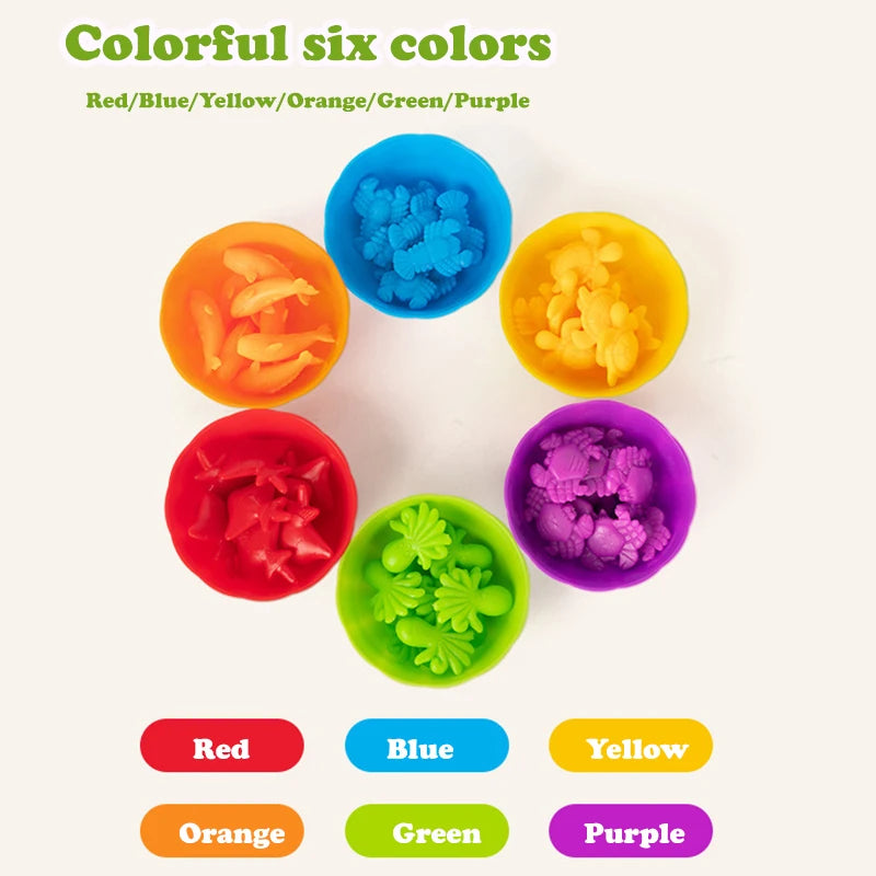 Animal Counting & Sorting Learning Toy – Early Education Classification Set