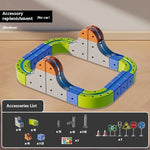 MagniTrack™ Magnetic Car Rail Set – STEM Racing Adventure