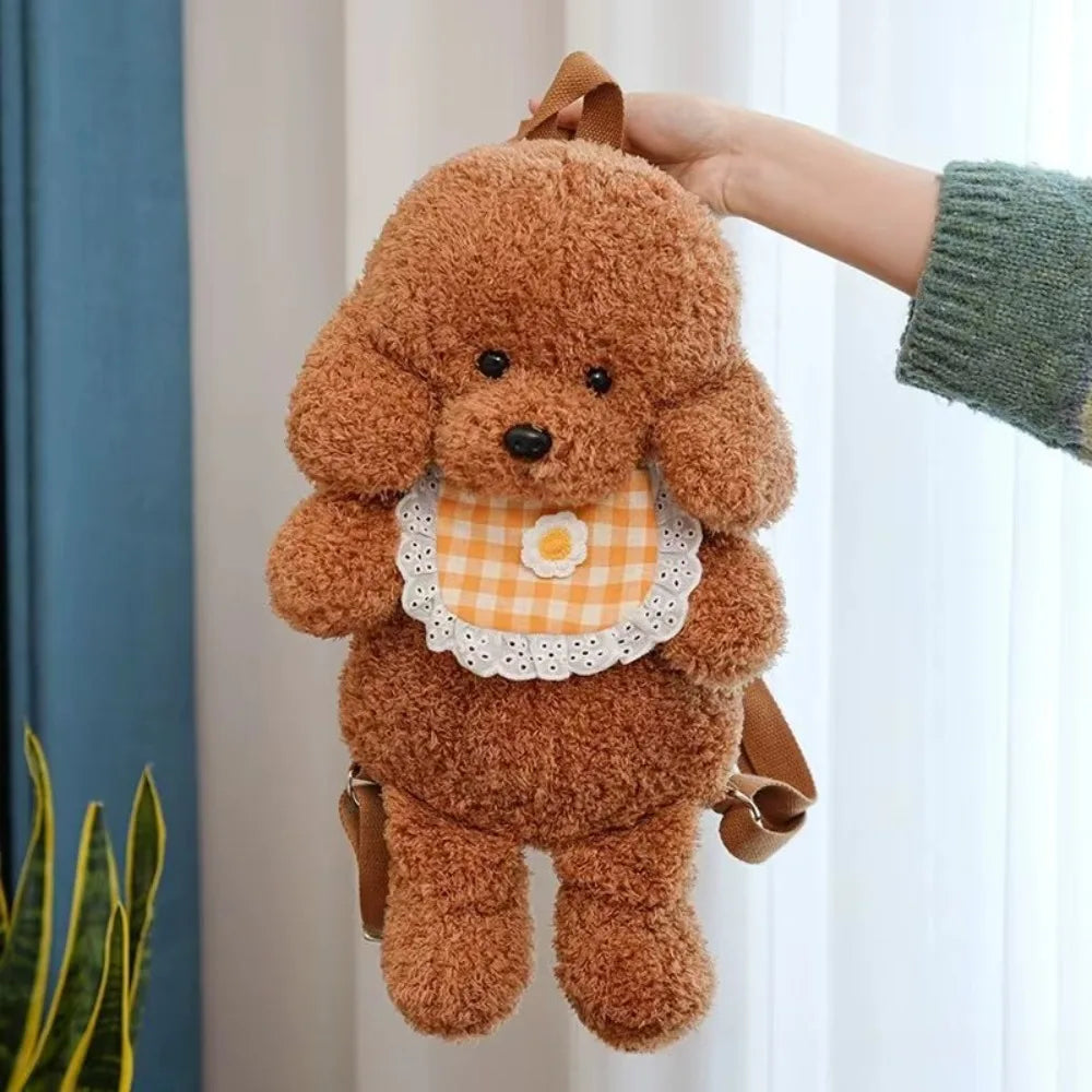 Plush Teddy Dog Backpack