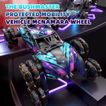 Morphing Six-Wheeled Remote Control Stunt, Light Spray Car – Alloy Off-Road RC Racing Car