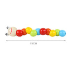Montessori Wooden Sorting & Stacking Toy – Color and Shape Learning Board
