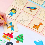 Montessori DIY Drawing Templates (20 pcs)