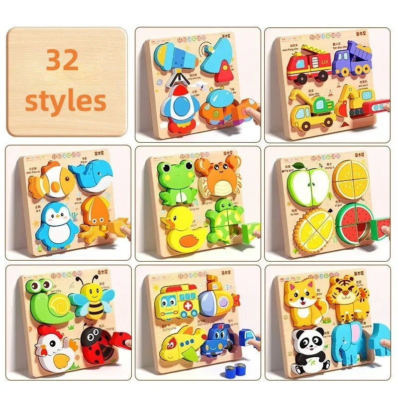 Wooden 3D Puzzle Sets, photo 2
