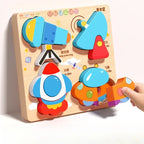 Wooden 3D Puzzle Sets (Animals, Vehicles & More)