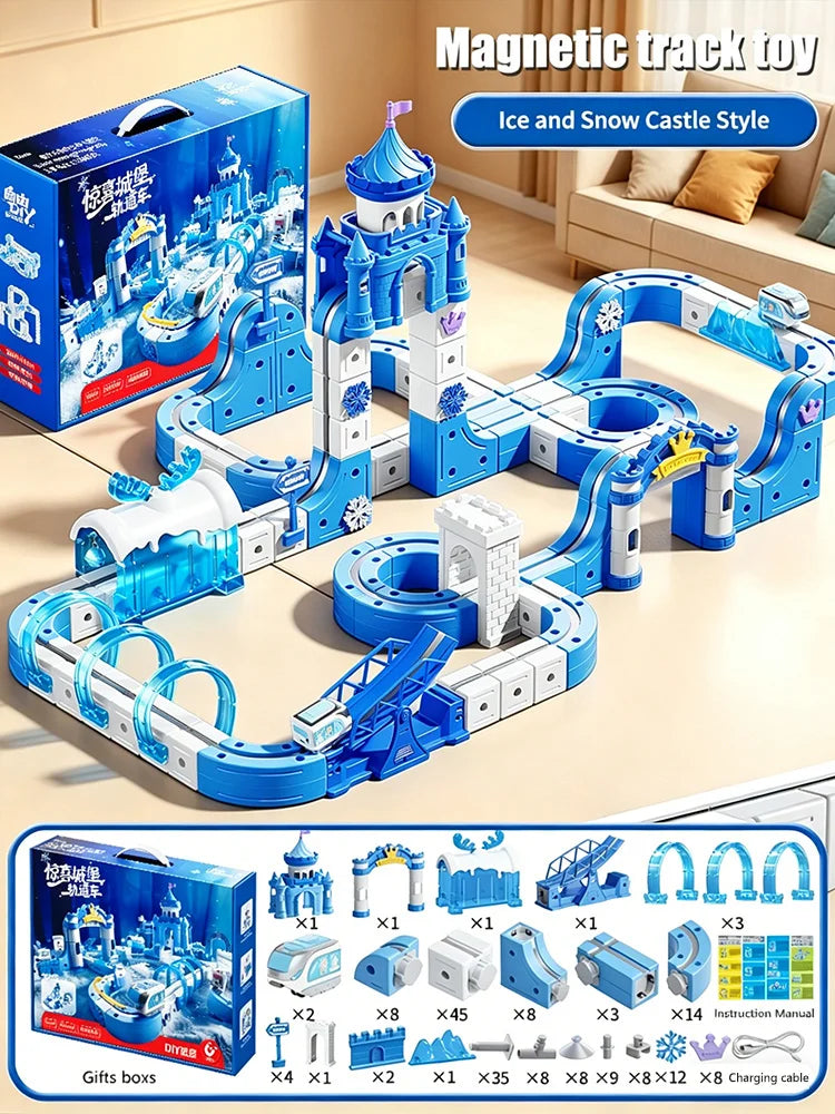 MagTrack Magnetic Train Set