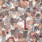 SereniCat™ 135-Piece Wooden Puzzle