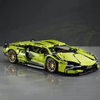 Green Sports Car Building Set (1690 Pieces)