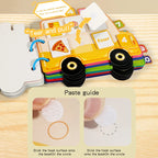 Reusable Math Sticker Quiet Book