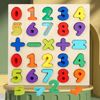 Wooden Alphanumeric Cognitive Puzzle Board
