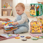 Montessori Soft 3D Cloth First Learning Book