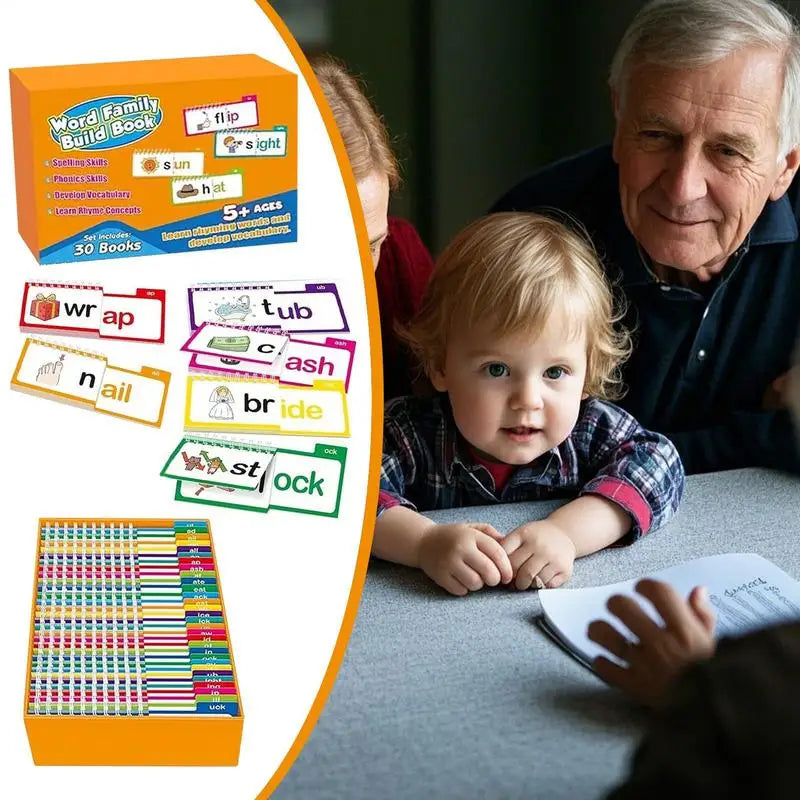 RhymeTime Read and Rhyme Word Family Flip Books (30 Books)