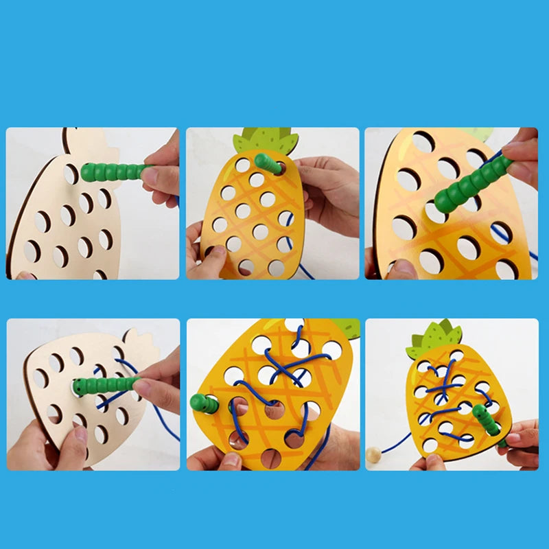 Wooden Fruit Lacing Boards